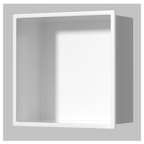 GAZOGJ Shower Niche 12 12 Brushed Shower Niche 304 Stainless Steel Bathroom Organizer Shelf Single Recessed Shower Caddy