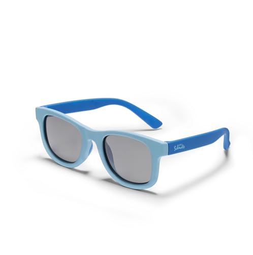 Lunettes de soleil enfant de qualité supérieure, monture souple et élégante bleu