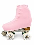 Genérico CRLSPORT Cubre patín para niña y Mujer, Funda PatinSkate, Professional Skating, Patinaje Hielo,artístico o en línea. 180 Densidad. Talla Universal Adulto y niños. Color Rosa Bebé