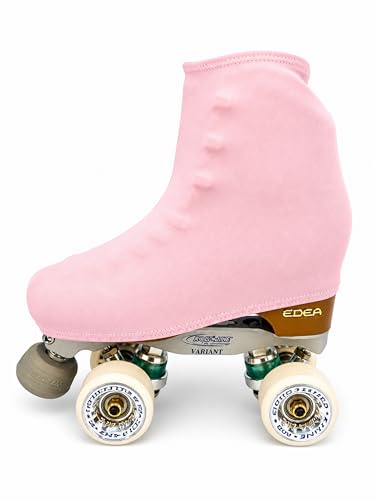 Genérico CRLSPORT Cubre patín para niña y Mujer, Funda PatinSkate, Professional Skating, Patinaje Hielo,artístico o en línea. 180 Densidad. Talla Universal Adulto y niños. Color Rosa Bebé