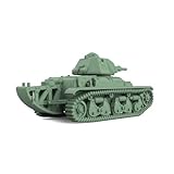 Características: No pintado MRY-SFW Maqueta Militar Tanque Ligero Francés R-35/SA38