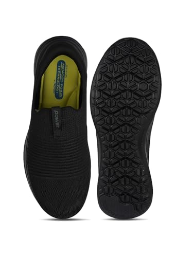 Image of Power Men Slip-on Sports Shoes - Black 8 (UK)