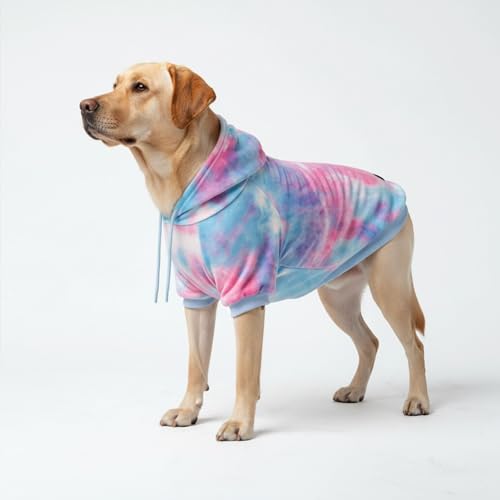 Image of Spark Paws Dog Hoodie - Premium Dog Sweater for Small, Medium, and Large Dogs | Warm Outfits for French Bulldogs, Pitbull, Puppy, Winter Jacket Alternative - Snow Cone - 3XL