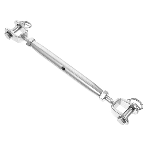 Tensores de acero inoxidable para cable, cuerpo cerrado, tornillo, uso pesado para ajuste seguro en aparejos y levantamientos miniatura 1
