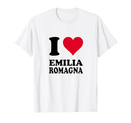 Herz Design Ich Liebe Emilia-Romagna T-Shirt