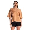 Rovitex T- Shirt Feminina Meia Malha Rovitex Marrom G