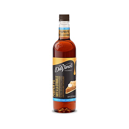 Image of DaVinci Gourmet Sugar Free Syrup, Holiday Variety Pack - Peppermint, Pumpkin Pie, Egg Nog, Gingerbread, 25.4 Fl Oz (Pack of 4)