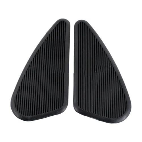 Coussinets de traction universels pour réservoir de moto Sportster Dyna Softail noir brillant
