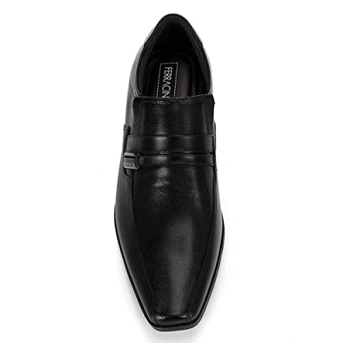 Sapato Social Ferracini Liverpool Masculino, Preto, 43