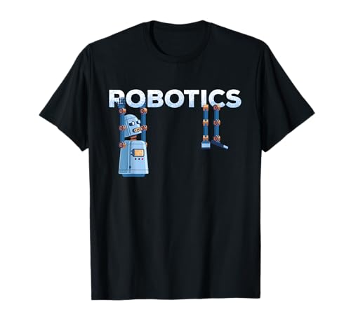Robotic Kids Robotics Engineers Gift Techno Robot Science Maglietta
