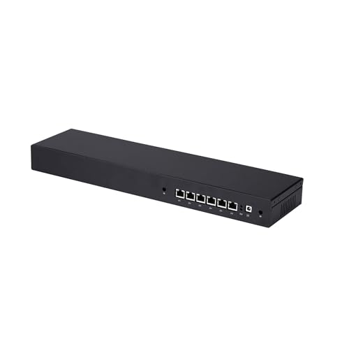 Image of Qotom 1U Rackmount Firewall Router 6 Intel i210 LAN Core i3-7100U Barebone