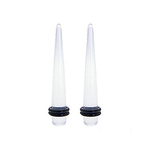 TheMaddHatter Clear Tapers/Stretchers/Expanders Acrylic Material (1 Pair)