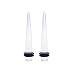 Clear Tapers / Stretchers / Expanders Acrylic Material (1 Pair) (1g (7mm))