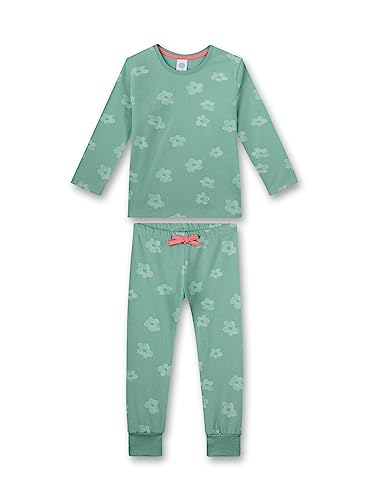 Sanetta Mädchen-Schlafanzug Grün | Bequemer Schlafanzug für Mädchen...