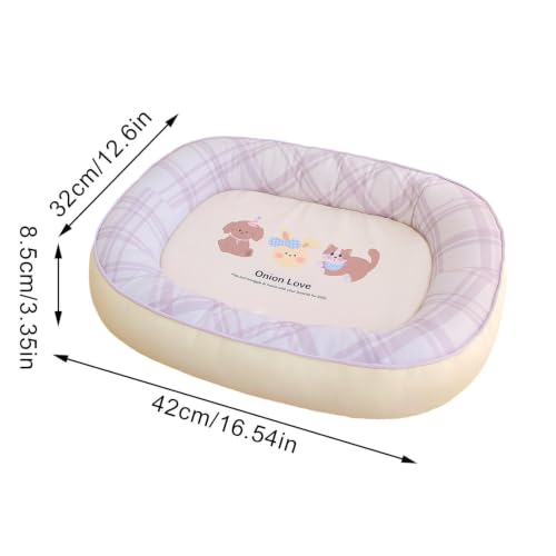 Cama para perro lavable con cojín acolchado y base impermeable antideslizante 3