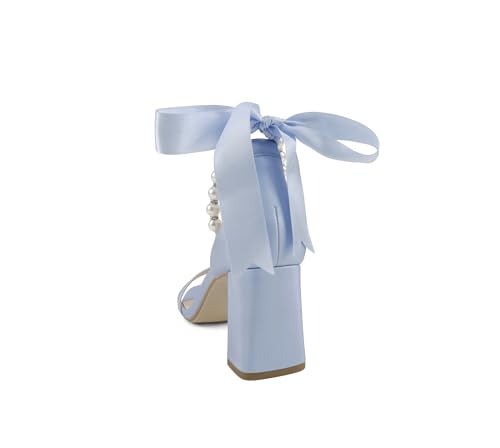 Delicious Bless ~ Women Open Toe High Heel Chiffon Bridal Dress Sandals3