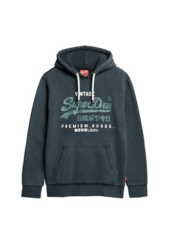 Superdry Duo Vintage Logo Hoodie XL Jet Black