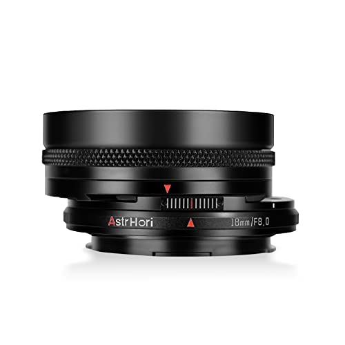 AstrHori 18mm F8 Wide-Angle Shift Lens, Compatible with Sony E-Mount Mirrorless Cameras A7 A7II A7III A7R A7RII A7RIII A7RIV A7S A7SII A7SIII A9 A7C A6400 A6000 A6600 A6100 A6500 A6300