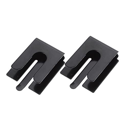 ARTSEWPLY 2pcs Mount Holder Durable Iron Clip for Hand Microphone Stable and Easy to Install Accessory Reliable Replacement