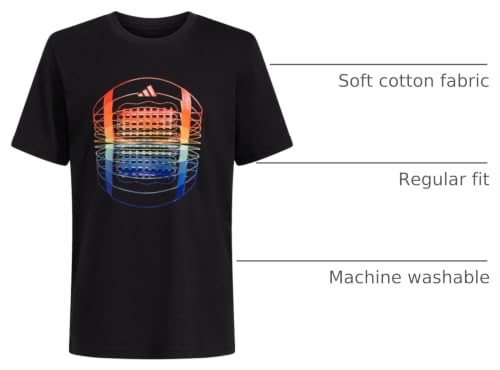 Image of Adidas Boys Short Sleeve T-Shirt Sports Graphic Tee Shirt