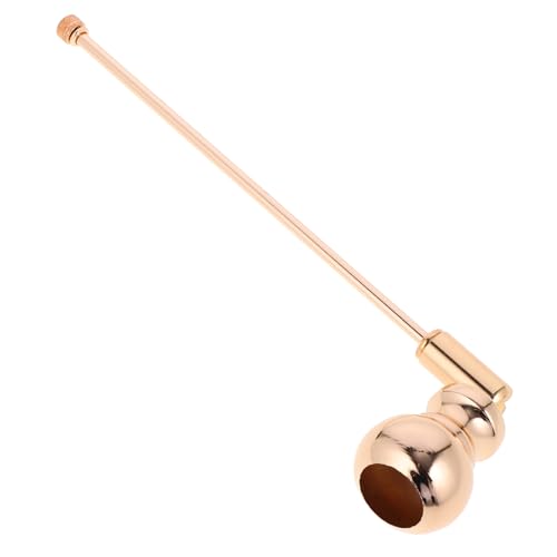 PRETYZOOM Candle Wick Snuffer Long Handle Candle Snuffer for Deep Jars Decorative Aromatherapy Candle Snuffer Safely Extinguish Candle Flame Vintage Design