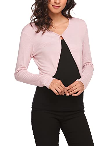 Eleganter Pastellrosa Bolero für Damen - Hotouch Schulterjacke im Review