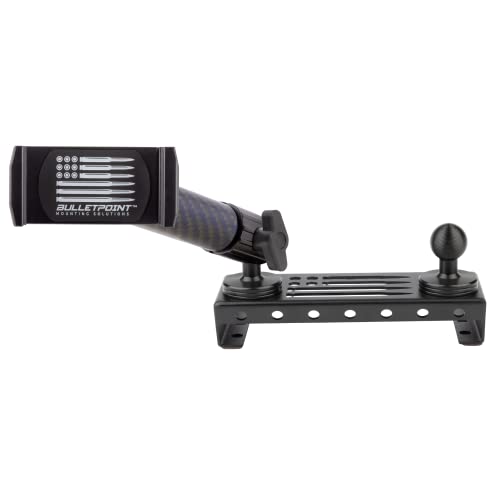 Bulletpoint Metal Dash Mount Phone Holder Compatible with 2019+ Ford Ranger Truck Dual 20mm Ball Base Device Holder - 4th Generation Ranger