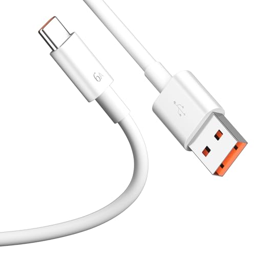 Cable USB C Carga Rapida para Honor 200 Pro 200lite Magic7 v3 v2 6lite Pad2, ACANDYA 2m 6A 100W 66W Cable Carga Rapida Tipo c SuperCharge para Honor Pad X9a 9 8 X8a X9 X8 X6b X8a X7a X6a X7b 90Smart