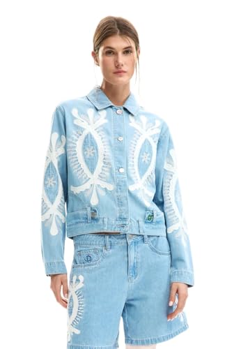 DESIGUAL GIUBBOTTO IN JEANS DONNA AZZURRO