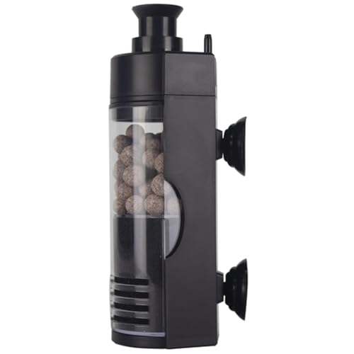GRABAGECAN Fish Waterfall Filter Aquarium Internal Water Purifying Wall Mounted Small Circulate Filter Quiet for Home
