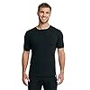 DANISH ENDURANCE Merino T-shirt voor heren, premium thermo-ondergoed, technisch activewear-T-shirt van merinowol, temperatuurregulerend, ademend, super zacht, vochtafvoerend
