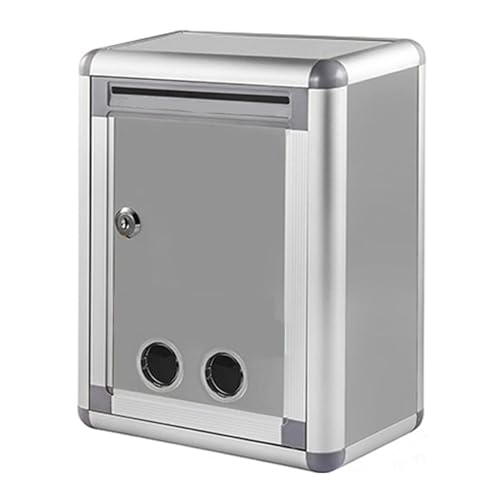 Boîte aux lettres verrouillable en métal pour sécuriser courrier et clés - 2