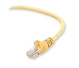 Peso del paquete: 0.45 libras Belkin Cable de conexión CAT5e sin enganches de 20 pies (amarillo claro/beige)