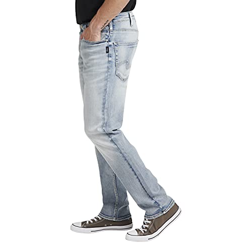 Silver Jeans Co. Women's Big & Tall Eddie Athletic Fit Tapered Leg Jeans2