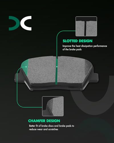 Image of SCITOO D1432 D1439 Front Rear Brake Pads Sets Fit For Santa Fe 2010-2012