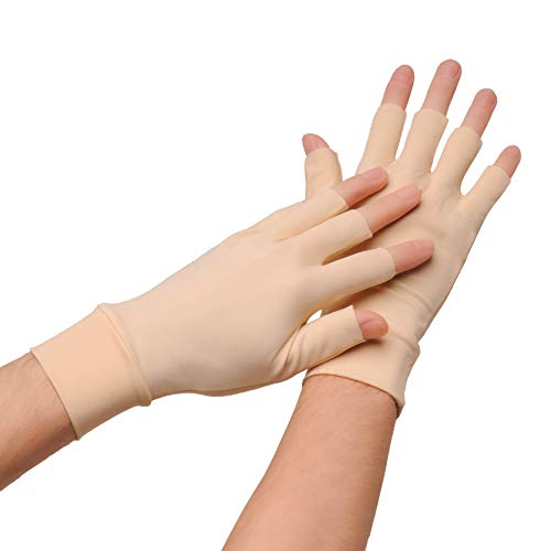 Medically Approved Therapeutic Compression Gloves For Arthritis, Carpal Tunnel Syndrome & Poor Circulation PAIR (L/XL - Palm Width: Above 9cm)
