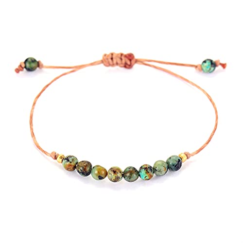 Bracelet natural stone minimalisme YXWYXWA en perles