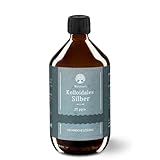 Waldkraft Kolloidales Silber 25 ppm | Silberwasser als technische Lösung | 99,99% Feinsilber | | 2-fach destilliert | 250 ml in lichtschützendem Braunglas mit Pipette
