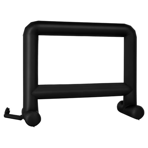 Pantalla Inflable para Proyector de 16 pies con Tela OxFor Ford, Montaje Inflable, Configuración en 1 Minuto, Bolsa Portátil para Almacenamiento, Ideal para Exterior y Cine en Casa miniatura 7