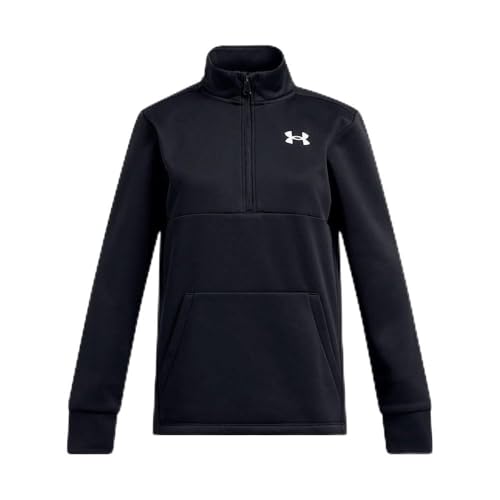 Sweat Fleece Half Zip Under Armour idéal pour sport cour récréation 8 ans