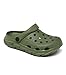 Nedaan Kids Clogs for Boys Girls Comfortable Slip on Sandals Beach Pool Slipper Army Green