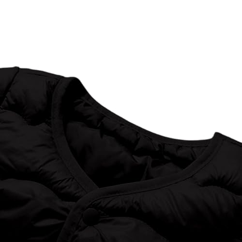 Toddler Quilted Down Jackets Lightweight Warm Winter Outwear Baby Girls Snap Buttons Puffer Coats Padded Outwear3