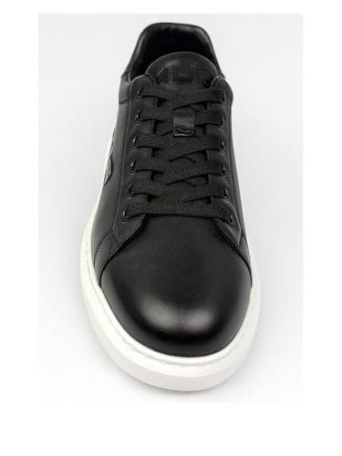 4US Sneakers Uomo Cesare Paciotti Pelle Black 4US0051 – Scarpe Casual Nere, Suola Comfort, Stile Moderno (Nero, Sistema Taglie Calzature Eu, Adulto, Uomo, Numero, Media, 43) - 3