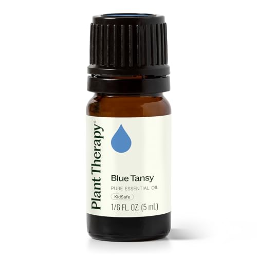 Plant Therapy Blue Tansy Essential Oil 100% Pure Undiluted Natural Aromatherapy Therapeutic Grade 5 mL (1/6 oz)