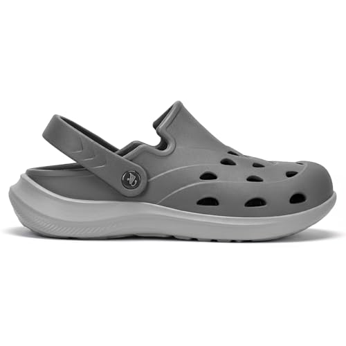 Image of Kricely Clogs for Men with Arch Support Shower Hiking Sandals for Beach Water, Recovery Plantar Fasciitis Orthotic Slides