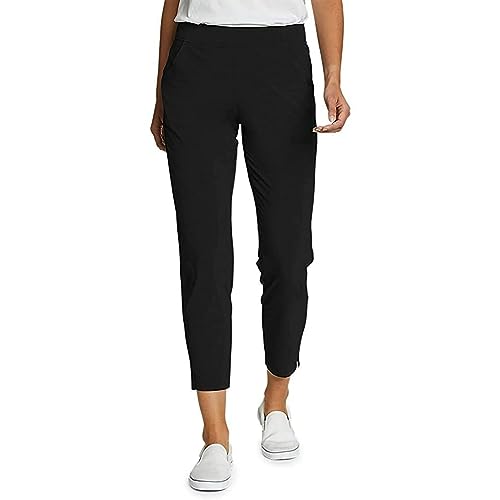 Eddie Bauer Women's Traveler Ankle Pants | Black, X-Large