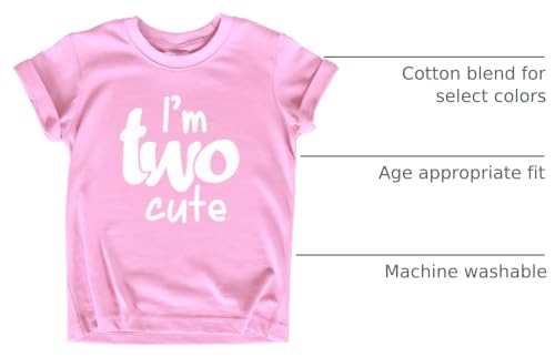 Image of 2nd Birthday Outfits for Toddler Girls im Two Cute Shirt Girl 2 Years Old Second Birthday
