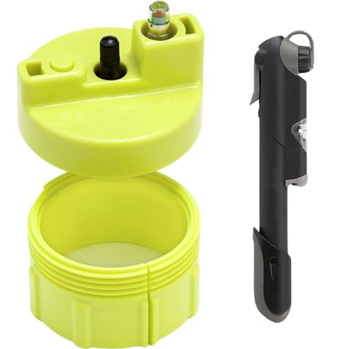 Ball Rescuer | Convierte Envases de Pelotas de Pádel o Tenis en un Bote Presurizador de 30 PSI | Presurizador Adaptable a Envases de 3 o 4 Bolas + Bomba Premium con Manómetro (envase no Incluido)