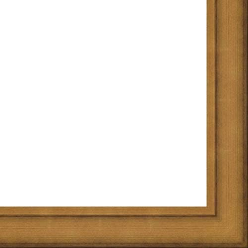 CountryArtHouse Picture Frame Moulding (Wood) 18ft bundle - Traditional Antique Gold Finish - 2.5" width - 7/16" rabbet depth