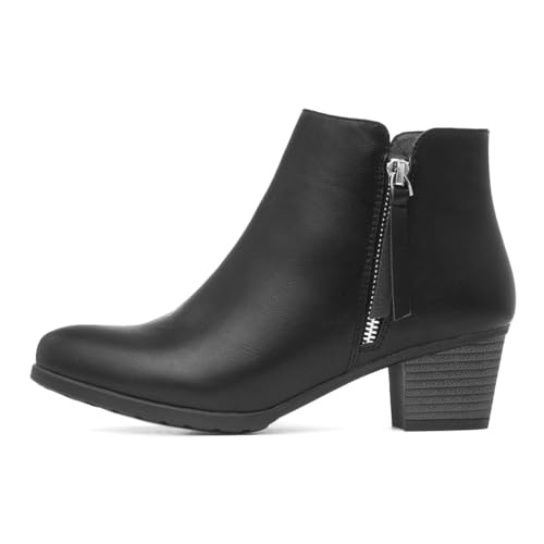 Lilley Mila Womens Black Ankle Boot - Size 6 UK - Black